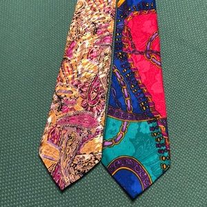 2 vintage Gold City ties